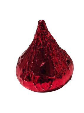 Vintage Red Hersheys Kiss Style Brooch Pin 1996 Holiday Christmas Jewelry Women